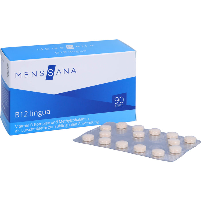 MensSana B12 lingua Lutschtabletten, 90 St. Tabletten