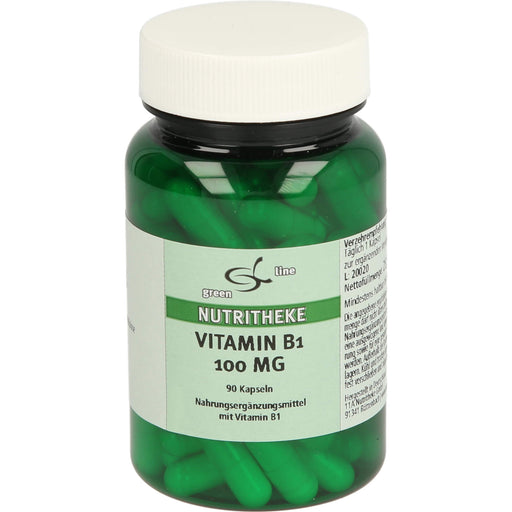 Green Line Nutritheke Vitamin B1 100 mg Kapseln, 90 St. Kapseln