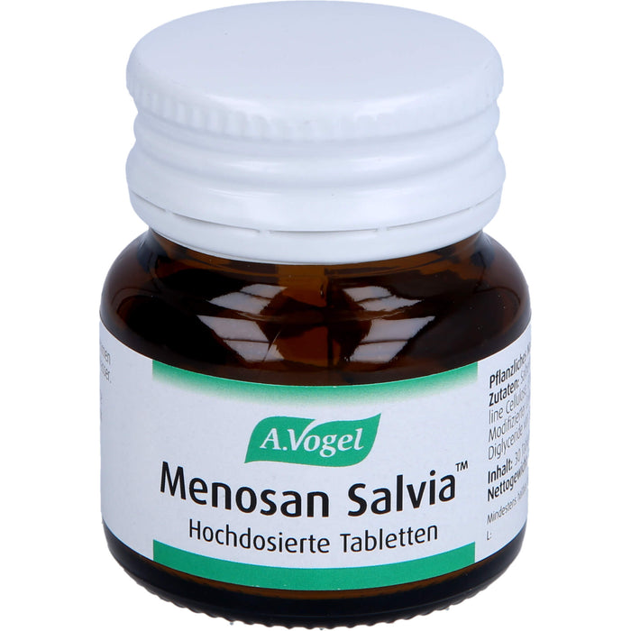 A.Vogel Menosan Salvia Tabletten bei übermässigem Schwitzen und Wärmegefühl in den Wechseljahren, 30 St. Tabletten