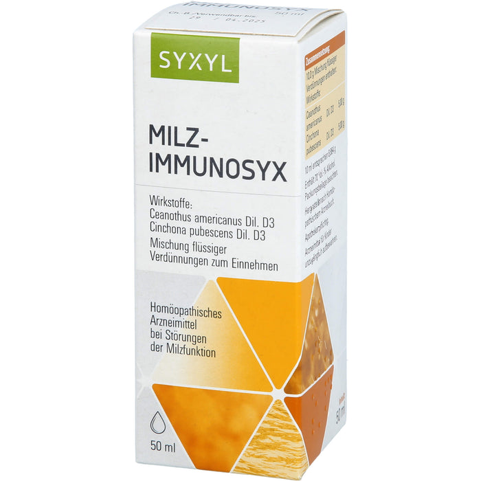 SYXYL Milzimmunosyx Mischung bei Störungen der Milzfunktion, 50 ml Lösung