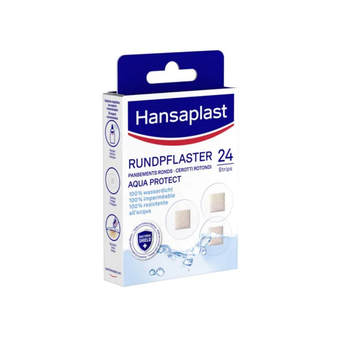 Hansaplast Aqua Protect Rundpflaster 100% wasserdicht, 24 St. Pflaster