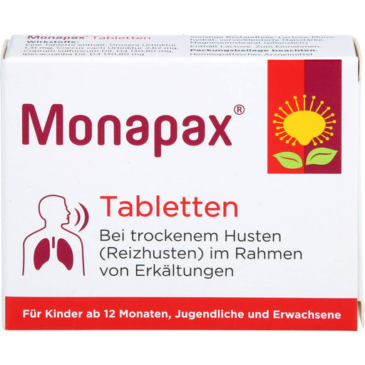 Monapax Tabletten bei trockenem Husten, 40 St. Tabletten