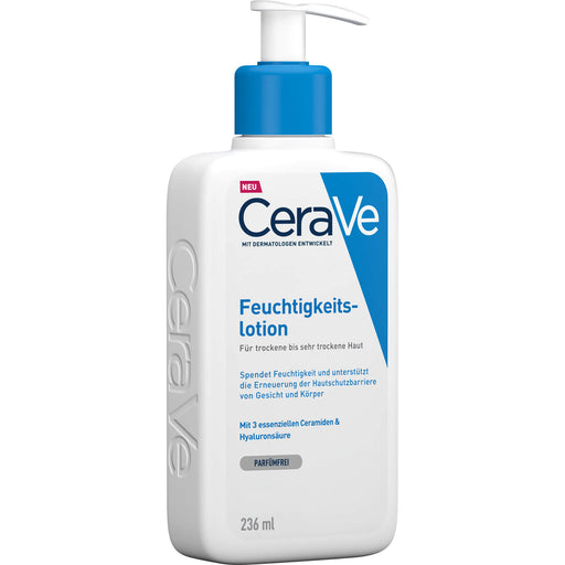 CeraVe Feuchtigkeitslotion für trockene bis sehr trockene Haut, 236 ml Lotion
