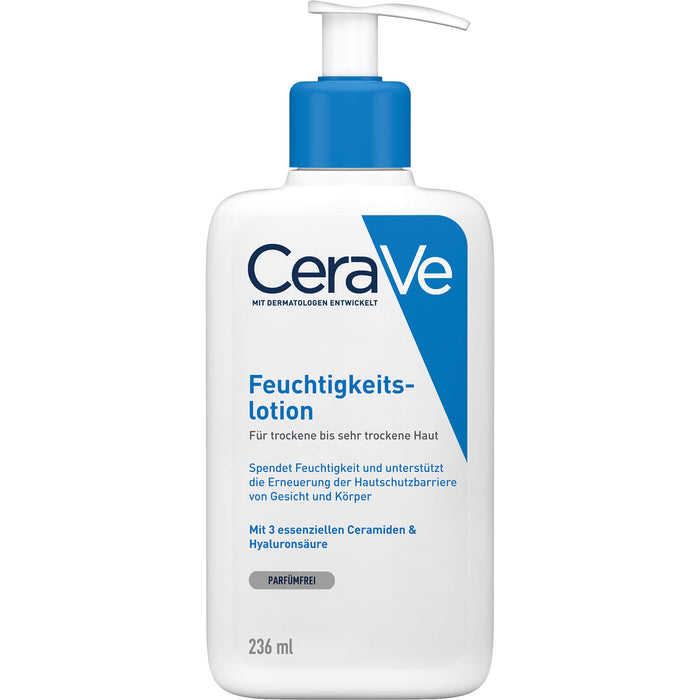 CeraVe Feuchtigkeitslotion für trockene bis sehr trockene Haut, 236 ml Lotion
