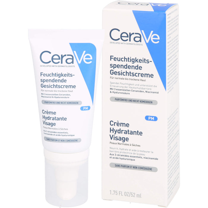 CeraVe feuchtigkeitsspendende Gesichtscreme, 52 ml Cream