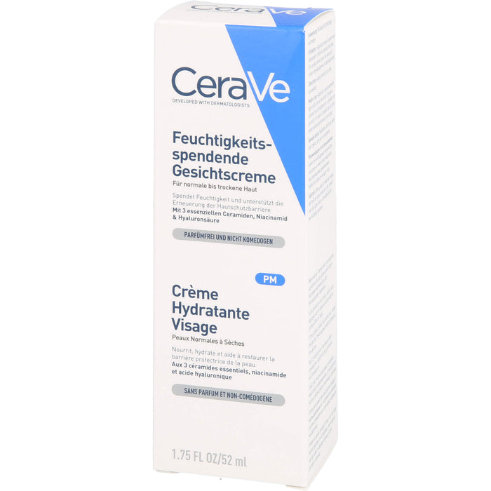 CeraVe feuchtigkeitsspendende Gesichtscreme, 52 ml Cream