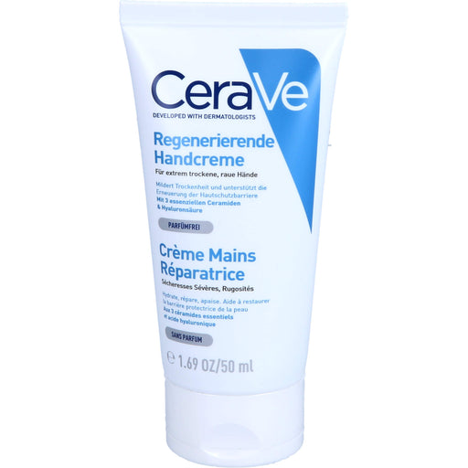 CeraVe regenerierende Handcreme für extrem trockene, raue Hände, 50 ml Creme
