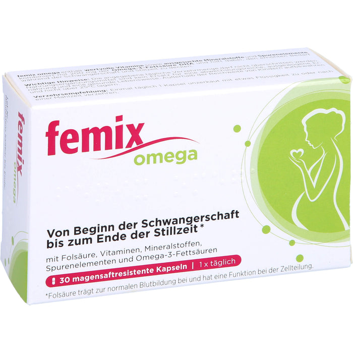 Femix Omega Kapseln Schwangerschaft & Stillzeit, 30 St. Kapseln