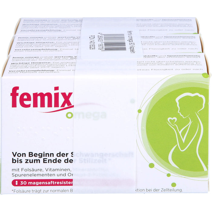 Femix Omega Kapseln Schwangerschaft & Stillzeit, 90 St. Kapseln