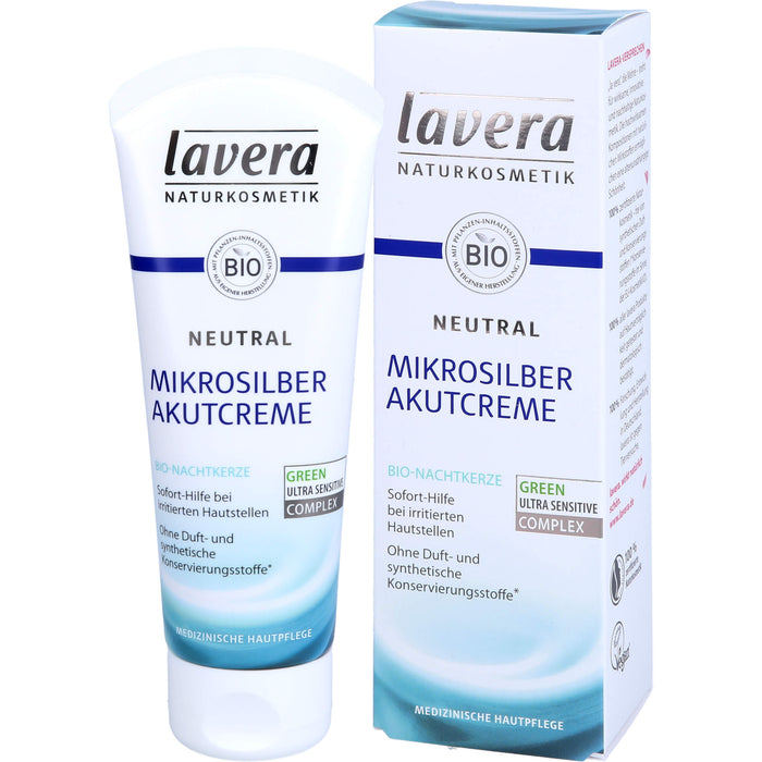 Lavera Neutral Mikrosilber Akutcreme, 75 ml Creme