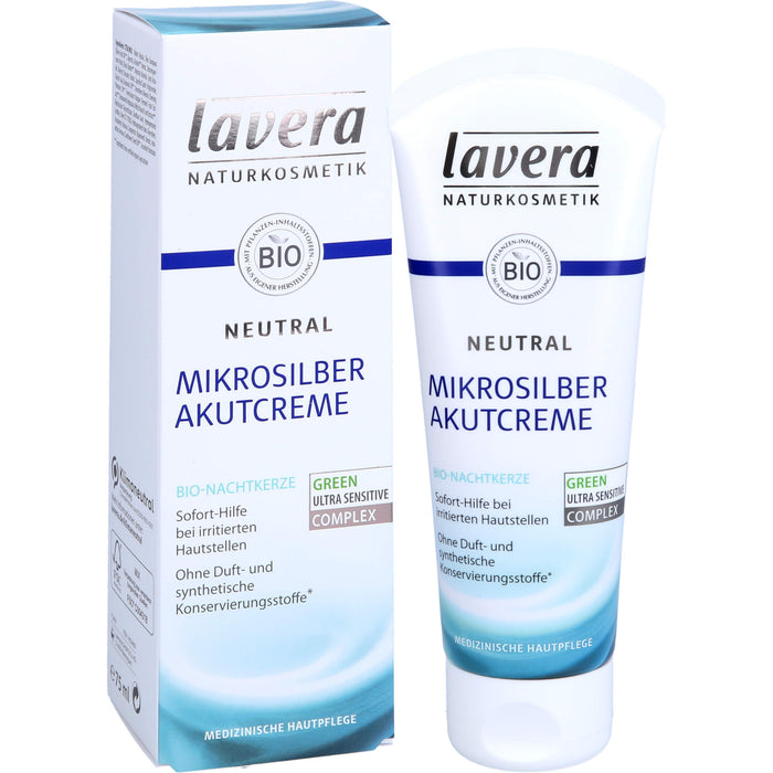 Lavera Neutral Mikrosilber Akutcreme, 75 ml Creme
