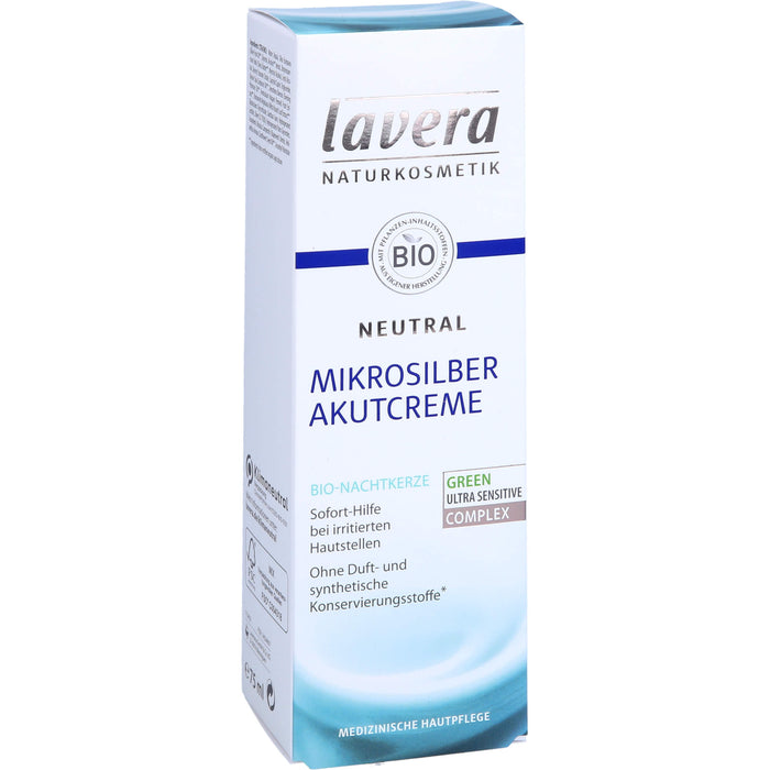Lavera Neutral Mikrosilber Akutcreme, 75 ml Creme