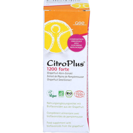 GSE CitroPlus 1200 Forte Bio Grapefruitkernextrakt, 50 ml Lösung