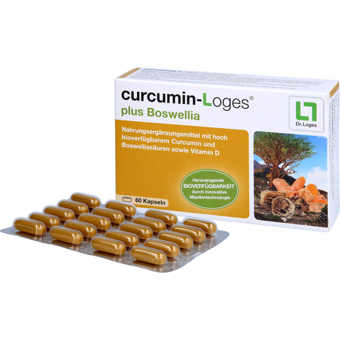 curcumin-Loges plus Boswellia Kapseln, 60 pcs. Capsules