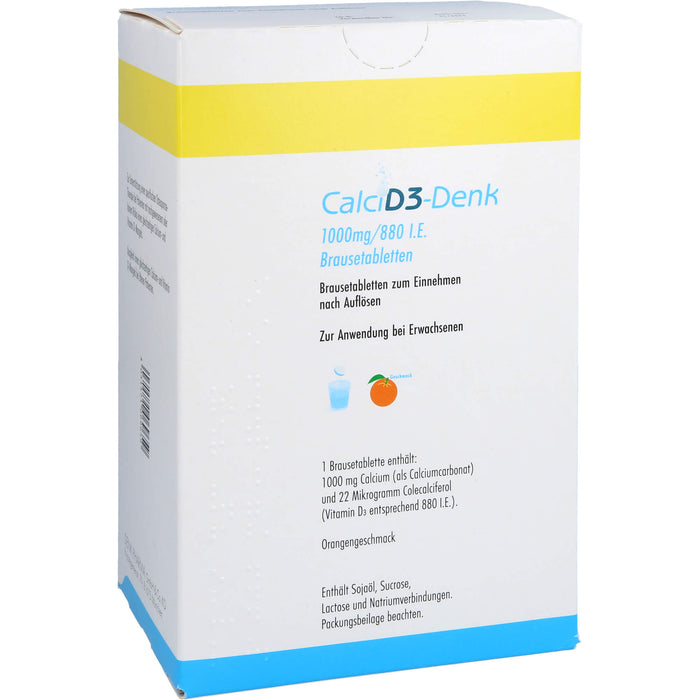 Calci D3-Denk 1000 mg / 880 I.E., Brausetabletten, 120 St BTA