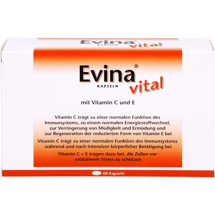 Evina vital Kapseln bei Vitamin C Mangelzuständen, 60 St. Kapseln