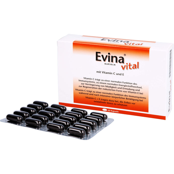 Evina vital Kapseln bei Vitamin C Mangelzuständen, 60 St. Kapseln