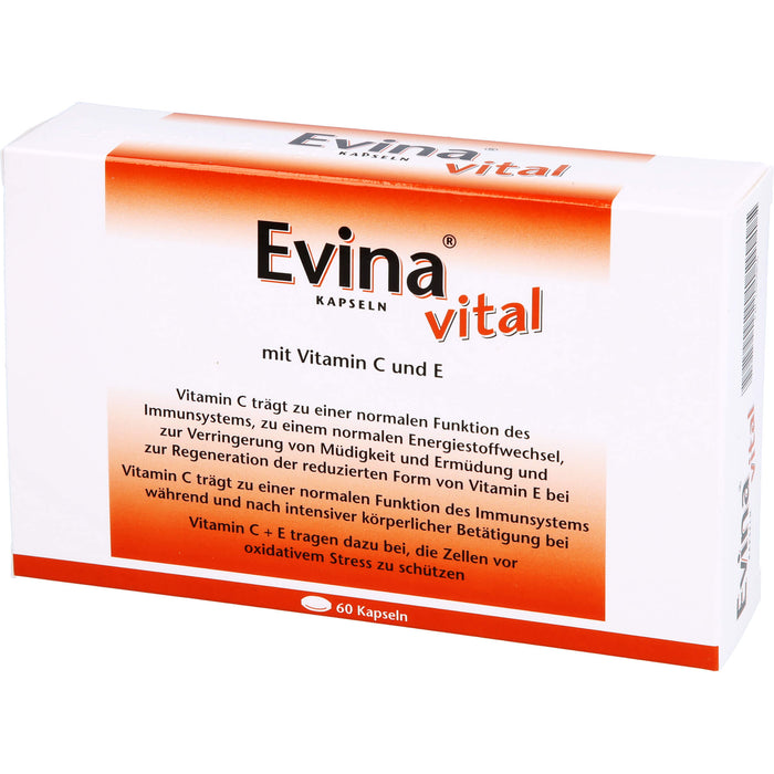 Evina vital Kapseln bei Vitamin C Mangelzuständen, 60 St. Kapseln