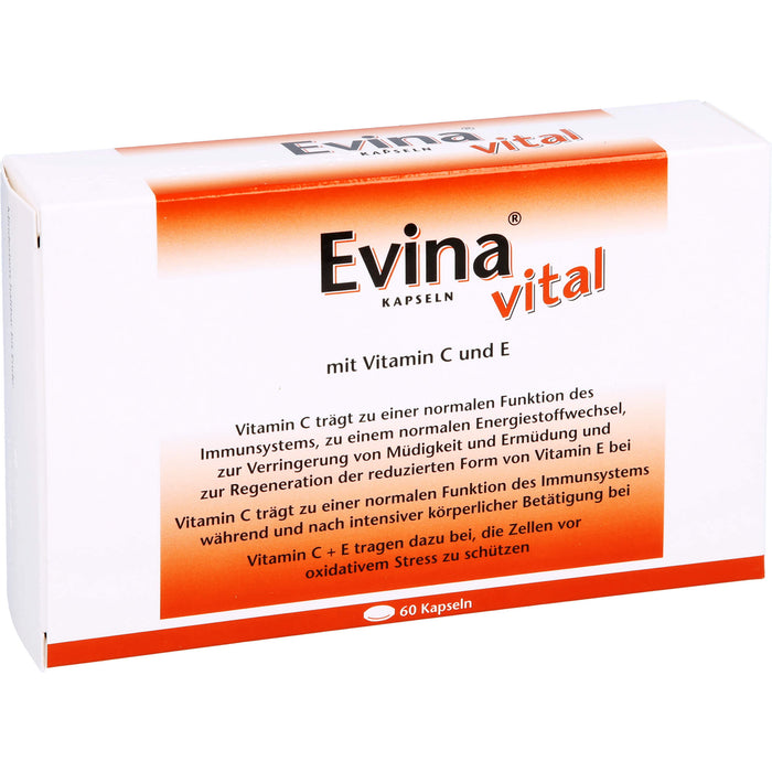 Evina vital Kapseln bei Vitamin C Mangelzuständen, 60 St. Kapseln