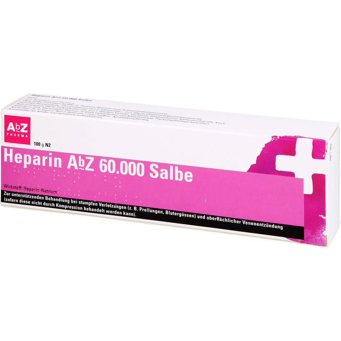 Heparin AbZ 60.000 Salbe, 100 g Salbe