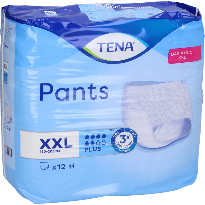 Tena Pants Bariat Plus Xxl, 12 St