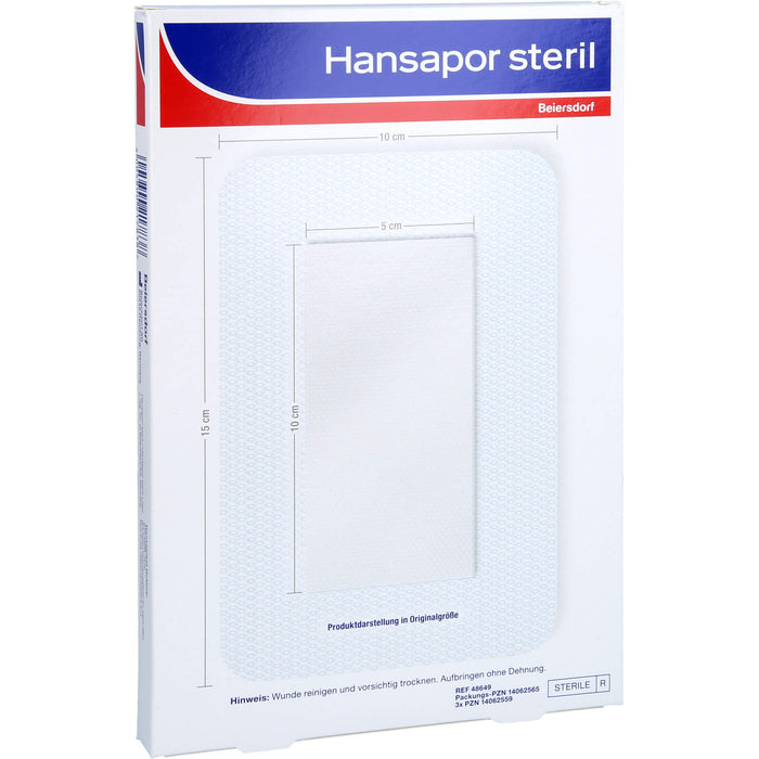 Hansapor steriler Wundverband für postoperative Wunden 10 x 15 cm 25Stk, 1 St. Verband