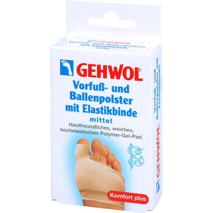 GEHWOL Vorfuß- und Ballenpolster mit Elastikbinde, 1 St. Einlagen