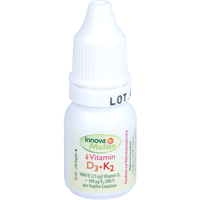 Innova Mulsin Vitamin D3 + K2 Lösung, 10 ml Lösung