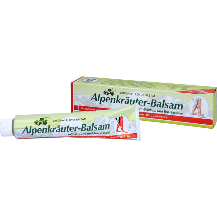 LLOYD Alpenkräuter Balsam mit Weinlaub und Rosskastanie, 200 ml Balsam