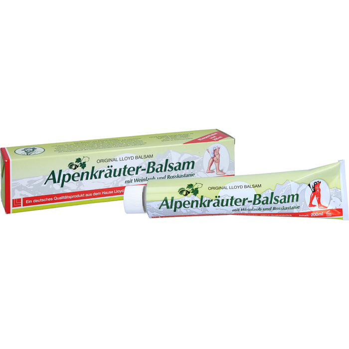 Alpenkräuter Balsam m. Weinlaub+Rosskastanie LLOYD, 200 ml BAL