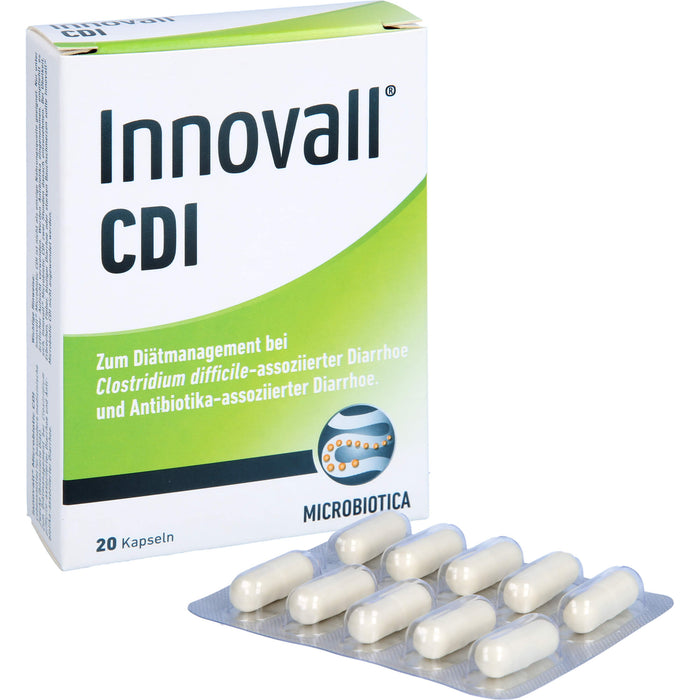 Innovall Microbiotic CDI Kapseln mit 3 spezifisch ausgewählten Bakterienstämmen, 20 St. Kapseln