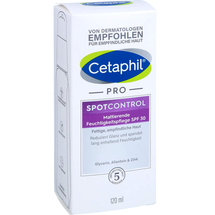 Cetaphil pro SpotControl mattierende Feuchtigkeitspflege SPF 30 für fettige Haut, 120 ml Creme