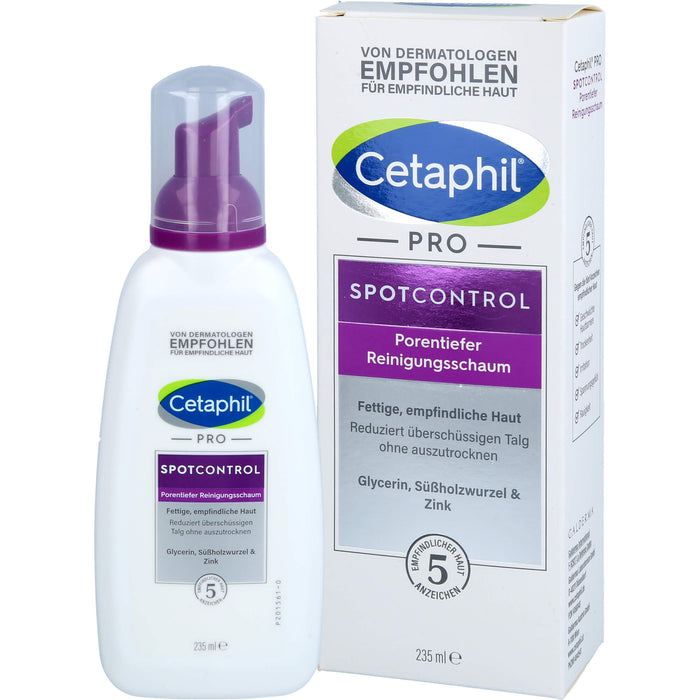 Cetaphil Pro SpotControl porentiefer Reinigungsschaum, 235 ml Schaum