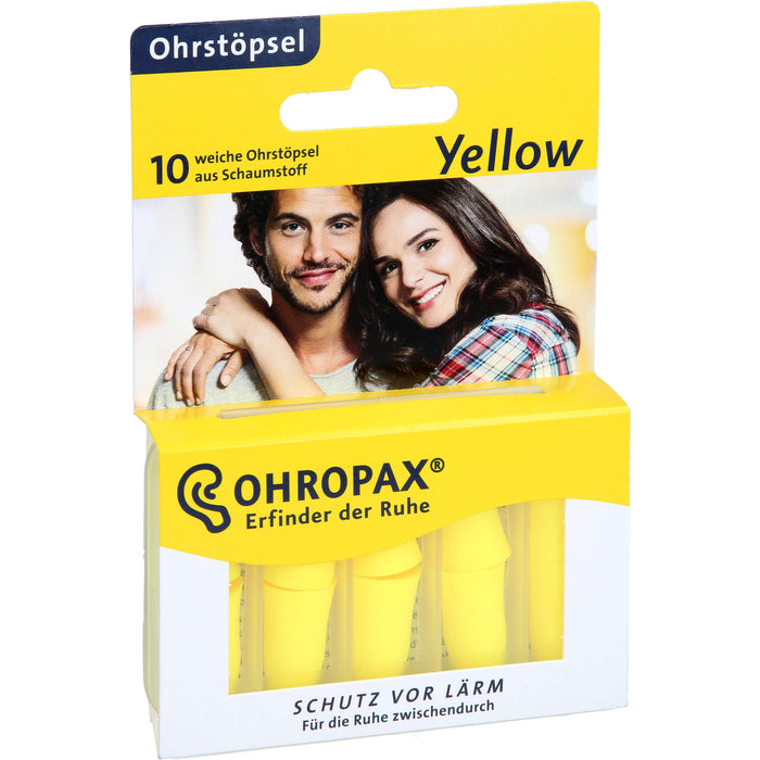 OHROPAX Yellow Schaumstoff-Stöpsel, 10 St