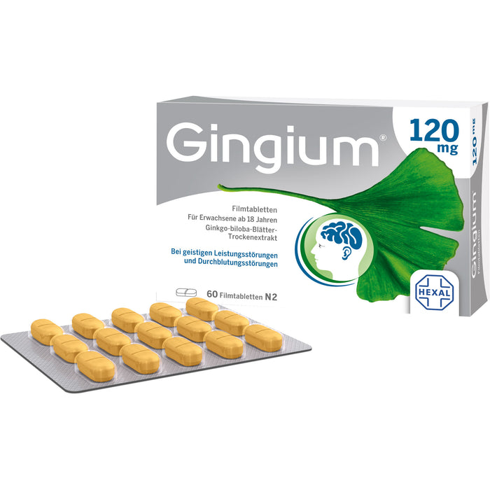 Gingium 120 mg Filmtabletten, 60 St. Tabletten