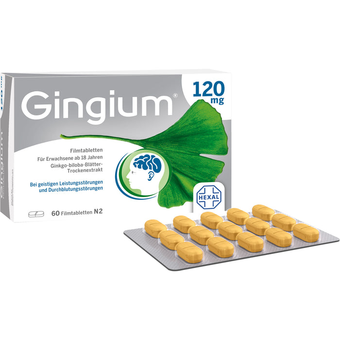 Gingium 120 mg Filmtabletten, 60 St. Tabletten