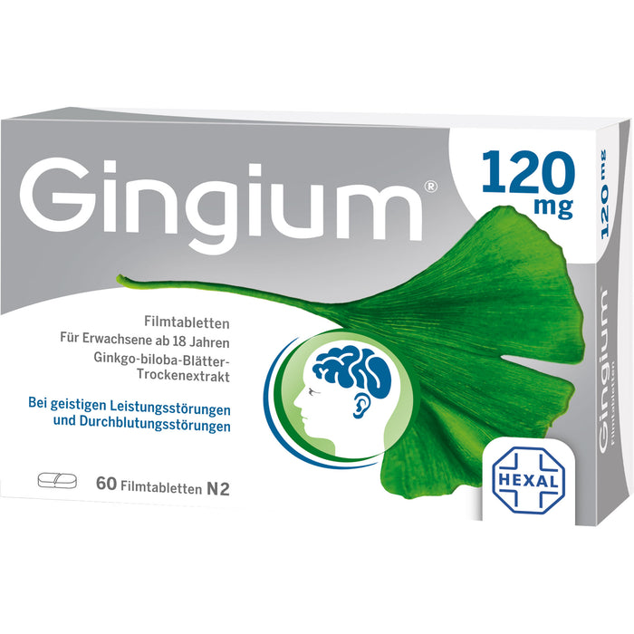 Gingium 120 mg Filmtabletten, 60 St. Tabletten