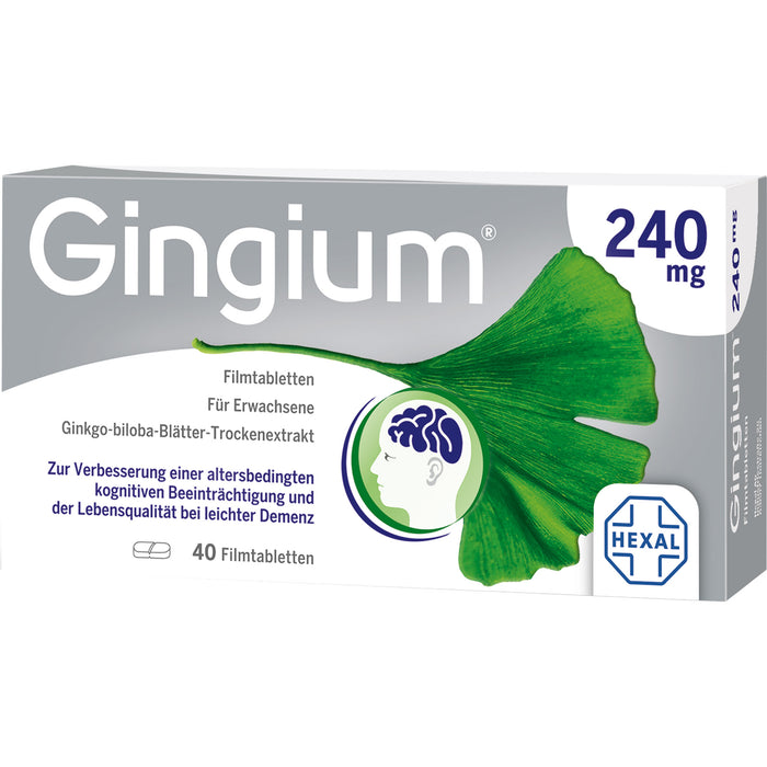 Gingium 240 mg Filmtabletten, 40 St. Tabletten