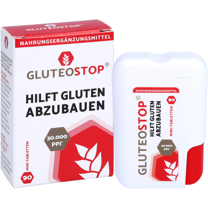 GluteoStop Tabletten hilft Gluten abzubauen, 90 St. Tabletten