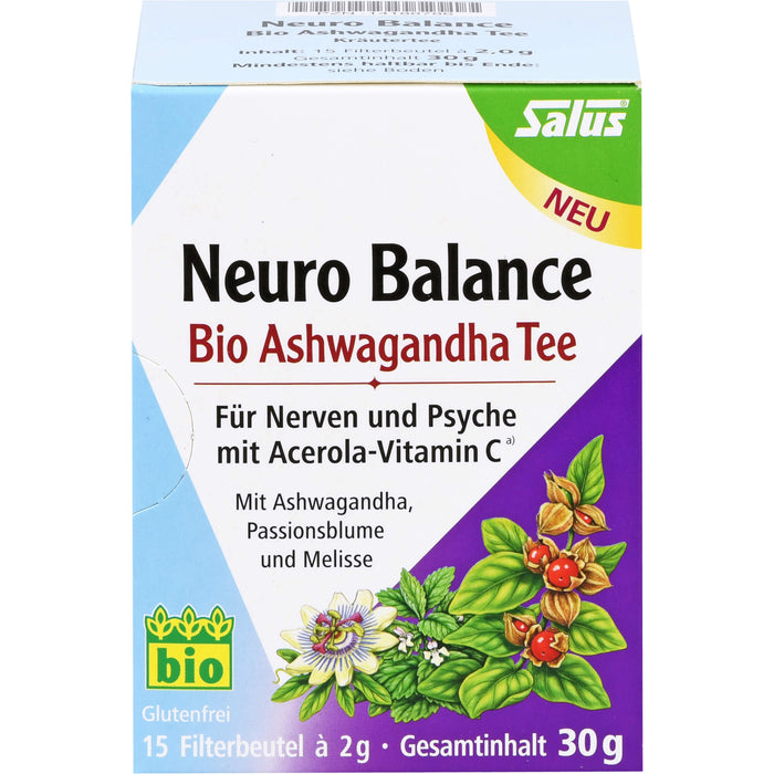 Neuro Balance Bio Ashwagandha Tee Salus, 15 St. Tee