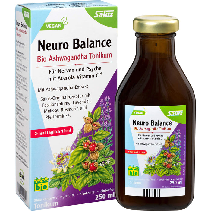 Salus Neuro Balance Ashwagandha Bio Tonikum, 250 ml Lösung