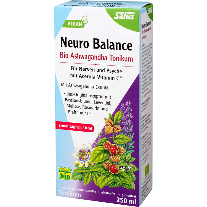 Salus Neuro Balance Ashwagandha Bio Tonikum, 250 ml Lösung