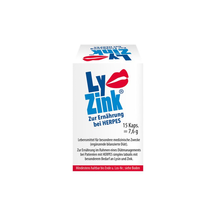 Ly Zink gegen Herpes Kapseln, 15 St. Kapseln
