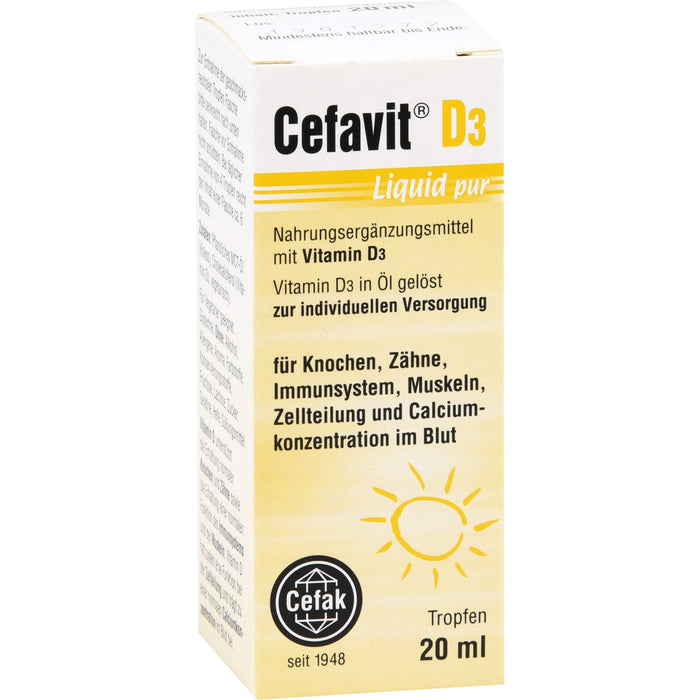 Cefavit D3 Liquid pur, 20 ml Lösung