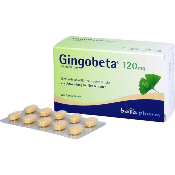 Gingobeta 120mg Filmtabl, 50 St FTA