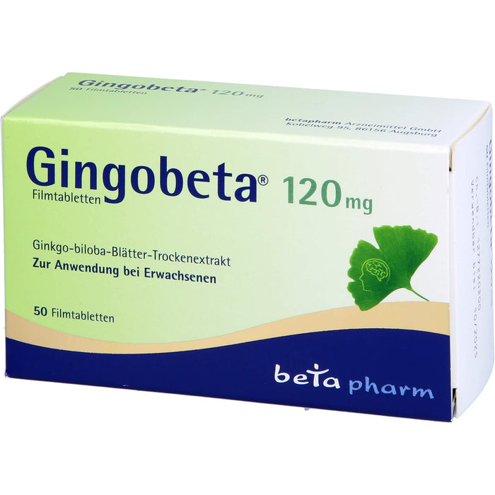 Gingobeta 120mg Filmtabl, 50 St FTA