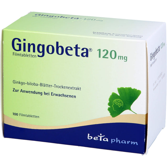 Gingobeta 120 mg Filmtabletten, 100 St FTA