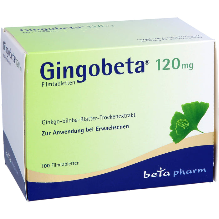 Gingobeta 120 mg Filmtabletten, 100 St FTA