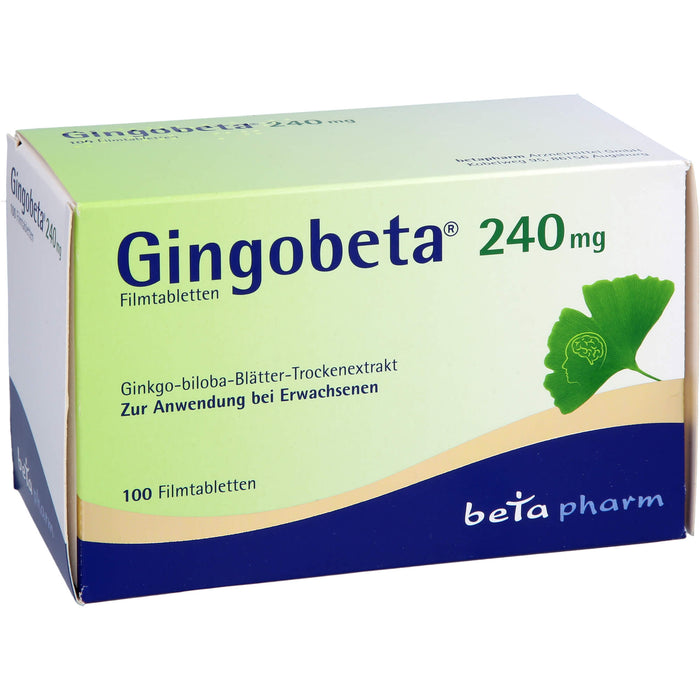 Gingobeta 240 mg Filmtabletten, 100 St FTA