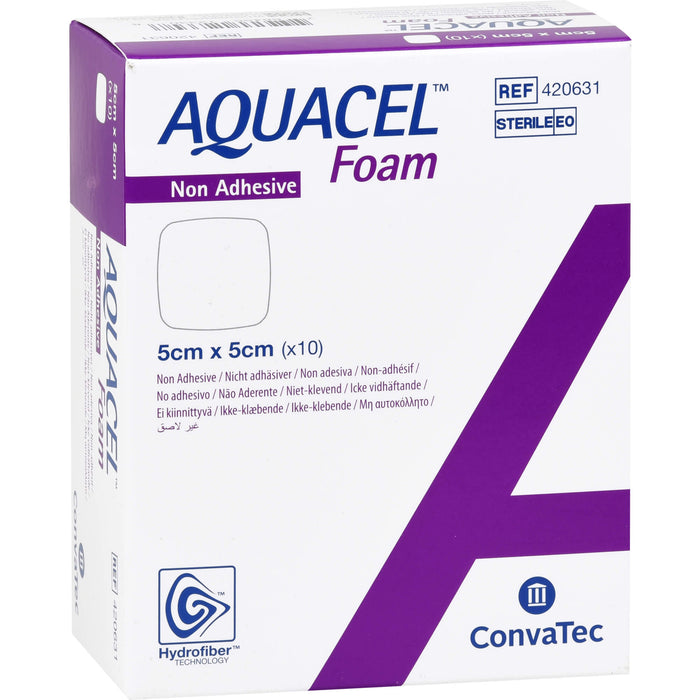 Aquacel Foam nicht adhäsiv 5x5 cm Verband, 10 St VER